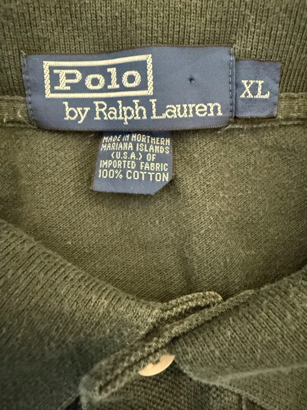 Classic Polo by Ralph Lauren Dark/Hunter Green Polo with Red Pony - Picture 4 of 4